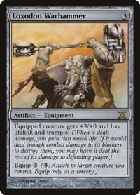 Loxodon Warhammer - 10th Edition - Magic: The Gathering card