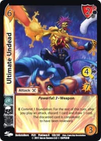 Ultimate Undead - Capcom Platinum Series - UniVersus card
