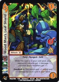 Wood Man's Leaf Shield - Capcom Platinum Series - UniVersus card