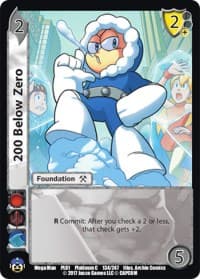 200 Below Zero - Capcom Platinum Series - UniVersus card