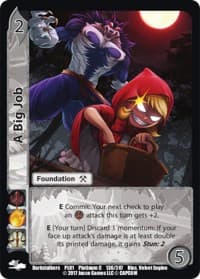 A Big Job - Capcom Platinum Series - UniVersus card