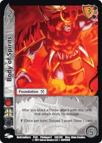 Body of Spirits - Capcom Platinum Series - UniVersus card