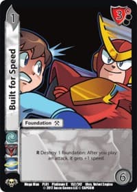 Built for Speed - Capcom Platinum Series - UniVersus card