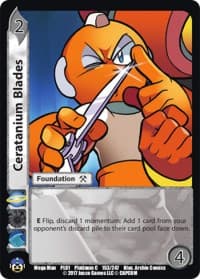Ceratanium Blades - Capcom Platinum Series - UniVersus card