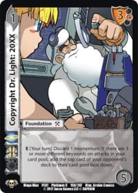 Copyright Dr. Light: 20XX - Capcom Platinum Series - UniVersus card