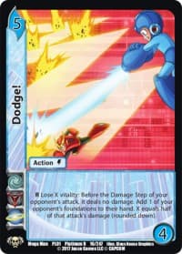 Dodge! - Capcom Platinum Series - UniVersus card