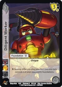 Diligent Worker - Capcom Platinum Series - UniVersus card