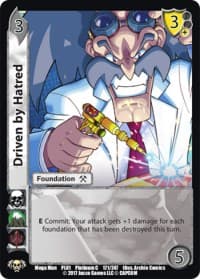 Driven by Hatred - Capcom Platinum Series - UniVersus card