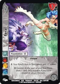 Feral - Capcom Platinum Series - UniVersus card