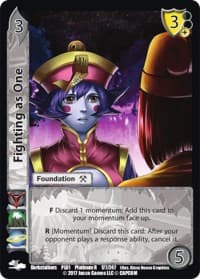 Fighting as One - Capcom Platinum Series - UniVersus card