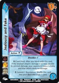 Jealousy and Fake - Capcom Platinum Series - UniVersus card