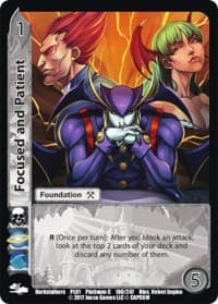 Focused and Patient - Capcom Platinum Series - UniVersus card