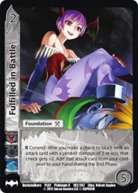 Fulfilled in Battle - Capcom Platinum Series - UniVersus card