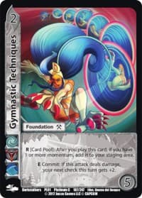 Gymnastic Techniques - Capcom Platinum Series - UniVersus card
