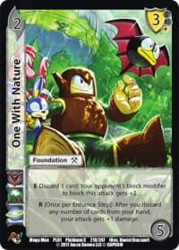 One With Nature - Capcom Platinum Series - UniVersus card