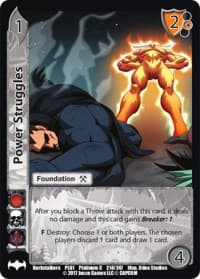 Power Struggles - Capcom Platinum Series - UniVersus card