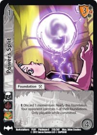 Powers Split - Capcom Platinum Series - UniVersus card