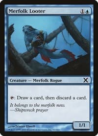Merfolk Looter - 10th Edition - Magic: The Gathering card