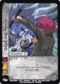 Quick and Precise - Capcom Platinum Series - UniVersus card