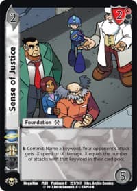 Sense of Justice - Capcom Platinum Series - UniVersus card