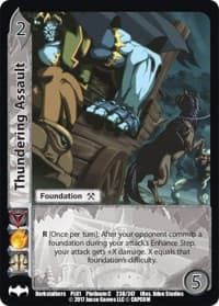 Thundering Assault - Capcom Platinum Series - UniVersus card