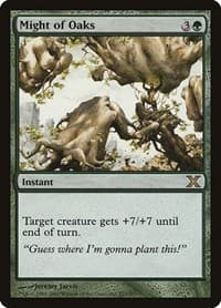 Might of Oaks - 10th Edition - Magic: The Gathering card