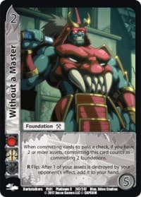 Without a Master - Capcom Platinum Series - UniVersus card