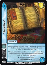 "Sacrifice" - Capcom Platinum Series - UniVersus card