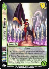 Up Her Sleeves - Capcom Platinum Series - UniVersus card