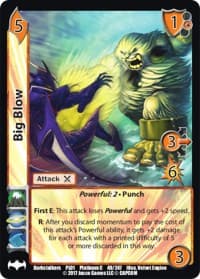 Big Blow - Capcom Platinum Series - UniVersus card