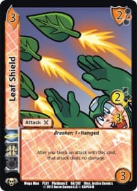Leaf Shield - Capcom Platinum Series - UniVersus card