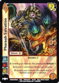 Pharaoh Salvation - Capcom Platinum Series - UniVersus card