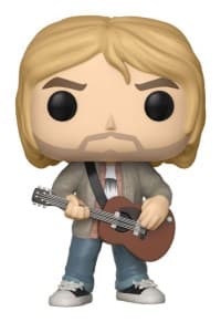 Rocks: Nirvana: Kurt Cobain (Tan Sweater) (FYE Exclusive) - Pop! Vinyl - Funko card