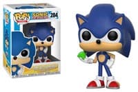 Sonic the Hedgehog: Sonic (with Emerald) - Pop! Vinyl - Funko card