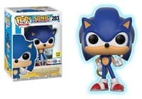 Sonic the Hedgehog: Sonic (with Ring) (Glow in the Dark) (Toys R Us Exclusive) - Pop! Vinyl - Funko card