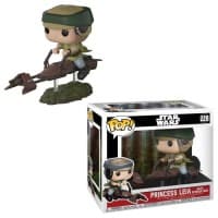 Star Wars: Princess Leia with Speeder Bike - Pop! Vinyl - Funko card