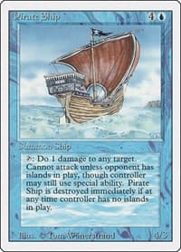 Pirate Ship - Revised Edition - Magic: The Gathering card