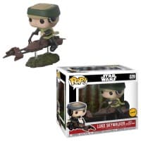 Star Wars: Luke Skywalker with Speeder Bike (Limited Edition Chase) - Pop! Vinyl - Funko card