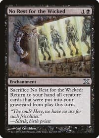 No Rest for the Wicked - 10th Edition - Magic: The Gathering card