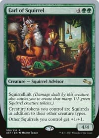 Earl of Squirrel - Unstable - Magic: The Gathering card