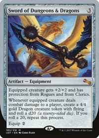 Sword of Dungeons & Dragons - Unstable - Magic: The Gathering card
