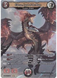 Eldrun, Lord of the Blaze (Secret Rare) - Oath of Blood - Dragoborne card