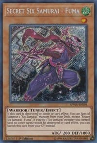 Secret Six Samurai - Fuma - Spirit Warriors - YuGiOh card