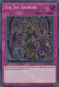 The Six Shinobi - Spirit Warriors - YuGiOh card
