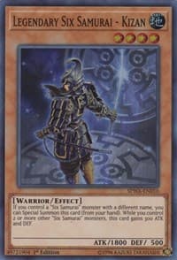 Legendary Six Samurai - Kizan - Spirit Warriors - YuGiOh card