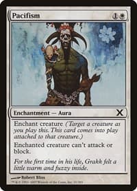 Pacifism - 10th Edition - Magic: The Gathering card