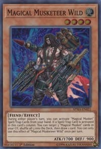 Magical Musketeer Wild - Spirit Warriors - YuGiOh card
