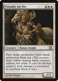 Paladin en-Vec - 10th Edition - Magic: The Gathering card