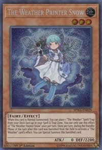 The Weather Painter Snow - Spirit Warriors - YuGiOh card