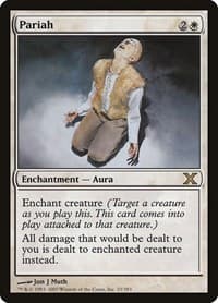 Pariah - 10th Edition - Magic: The Gathering card